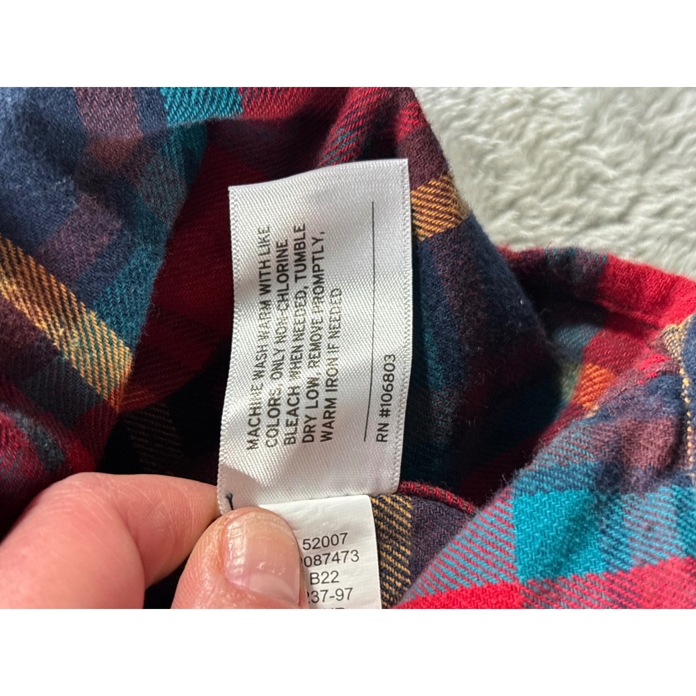 Duluth Trading Co Mens 4XL Plaid Flannel Shirt‎ Relaxed Fit Workwear Heritage - Picture 6 of 11